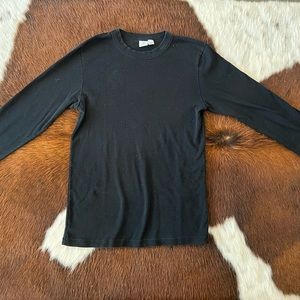 Petit Bateau black fitted long sleeve